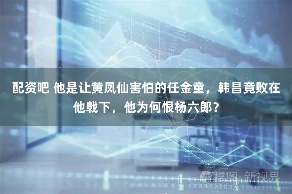配资吧 他是让黄凤仙害怕的任金童，韩昌竟败在他戟下，他为何恨杨六郎？
